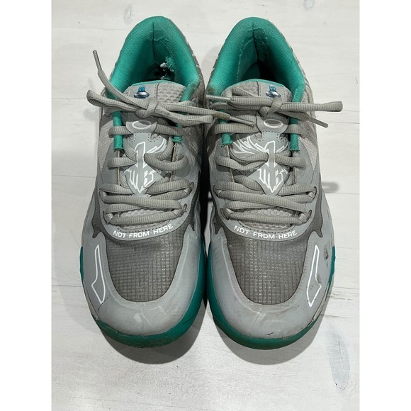 Puma LaMelo Ball MB.01 Lo UFO Grey Teal Basketball‎ Mens Shoes Size 10.5 main image 8